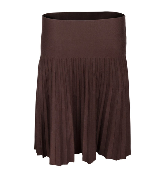 MM YEAR ROUND PLEATED - DARK BROWN