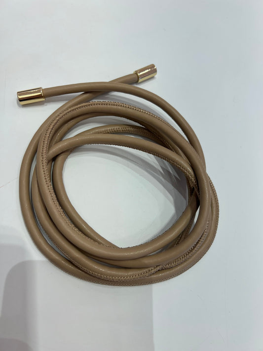 Thick rope belt / camel
