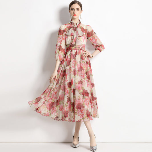 CHIFFON SWING PRINT DRESS