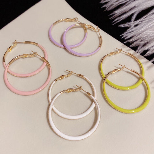 ENAMEL HOOPS 2"