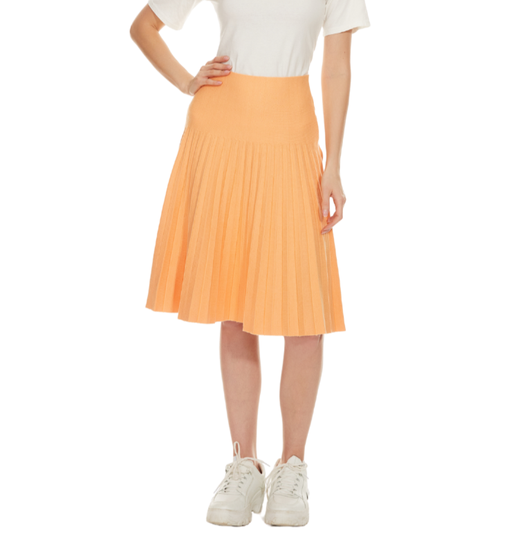 MM YEAR ROUND PLEATED - PASTEL ORANGE