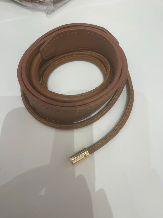 Thick Rope Belt / Brown