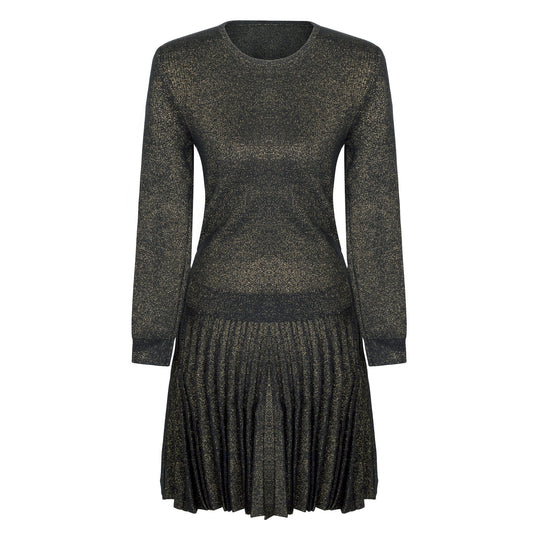 MM TOP - BLACK GOLD LUREX