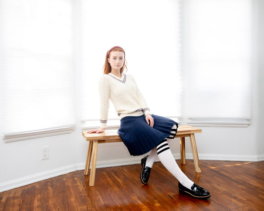 MM YEAR ROUND PLEATED - DENIM WASH