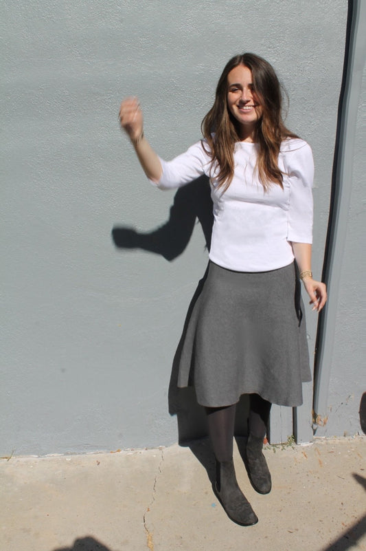 Amazing MM Skirt - YEAR ROUND CHARCOAL GREY