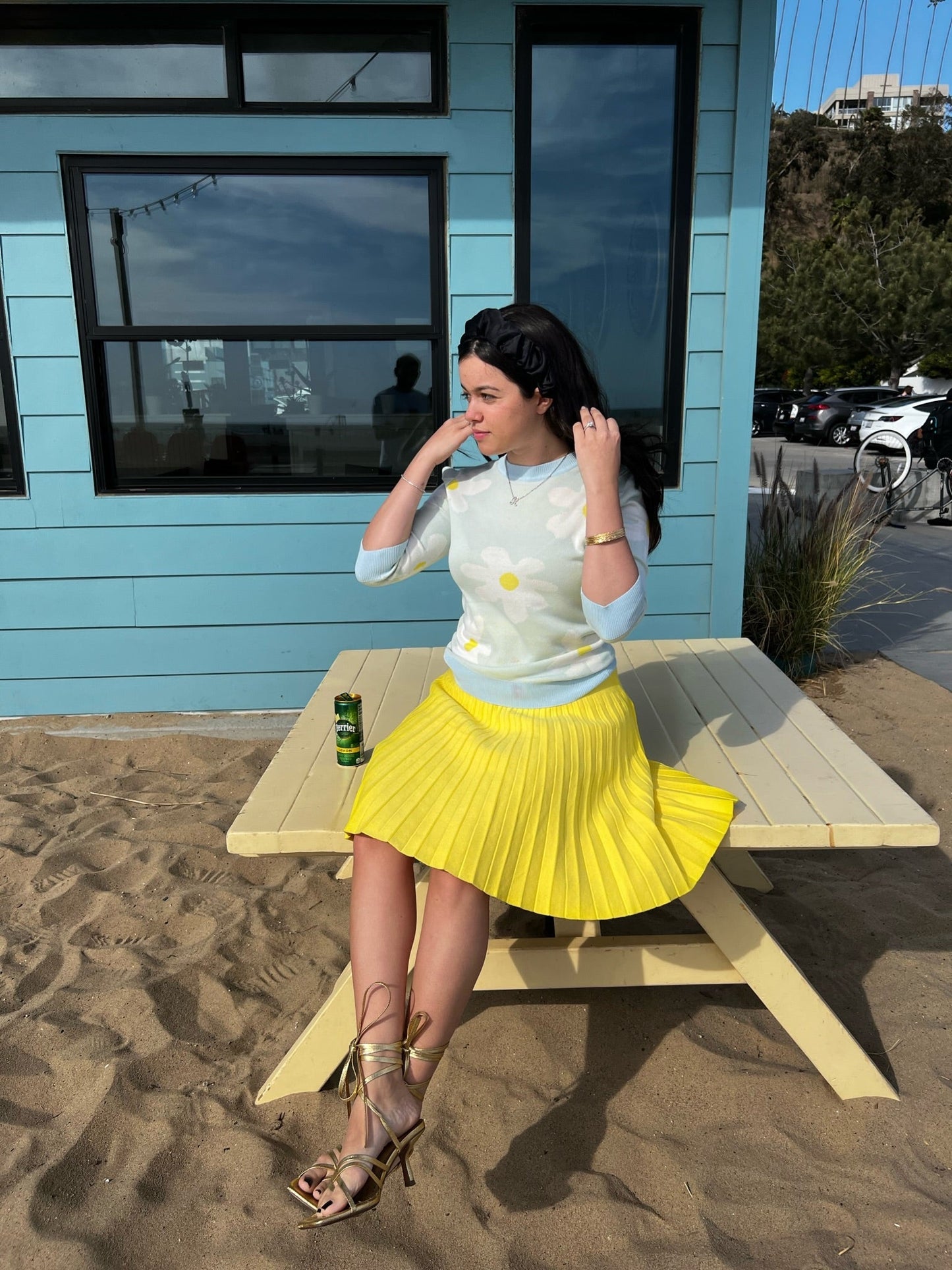 MM YEAR ROUND PLEATED - CANARY YELLOW