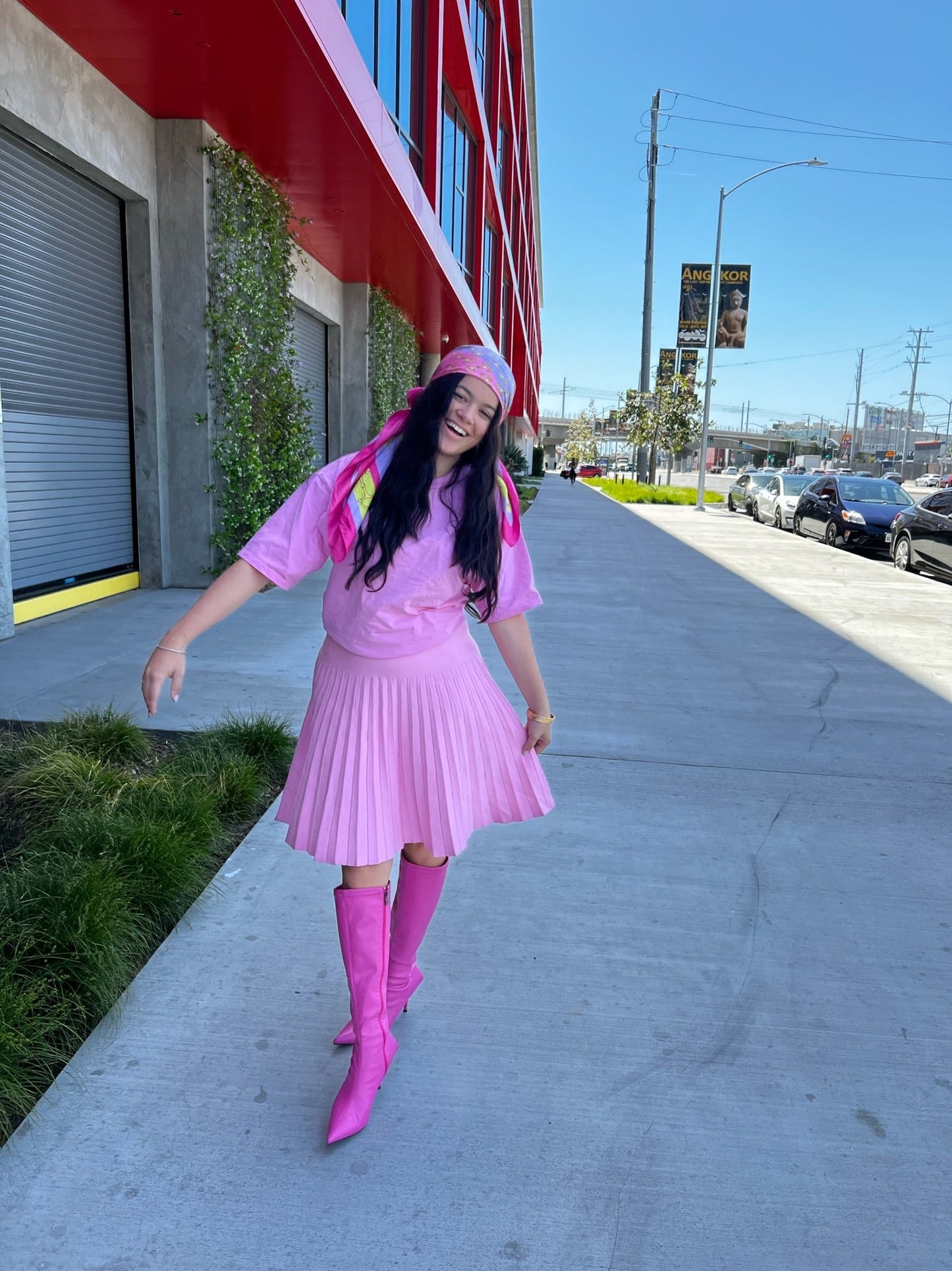 MM YEAR ROUND PLEATED - PINK