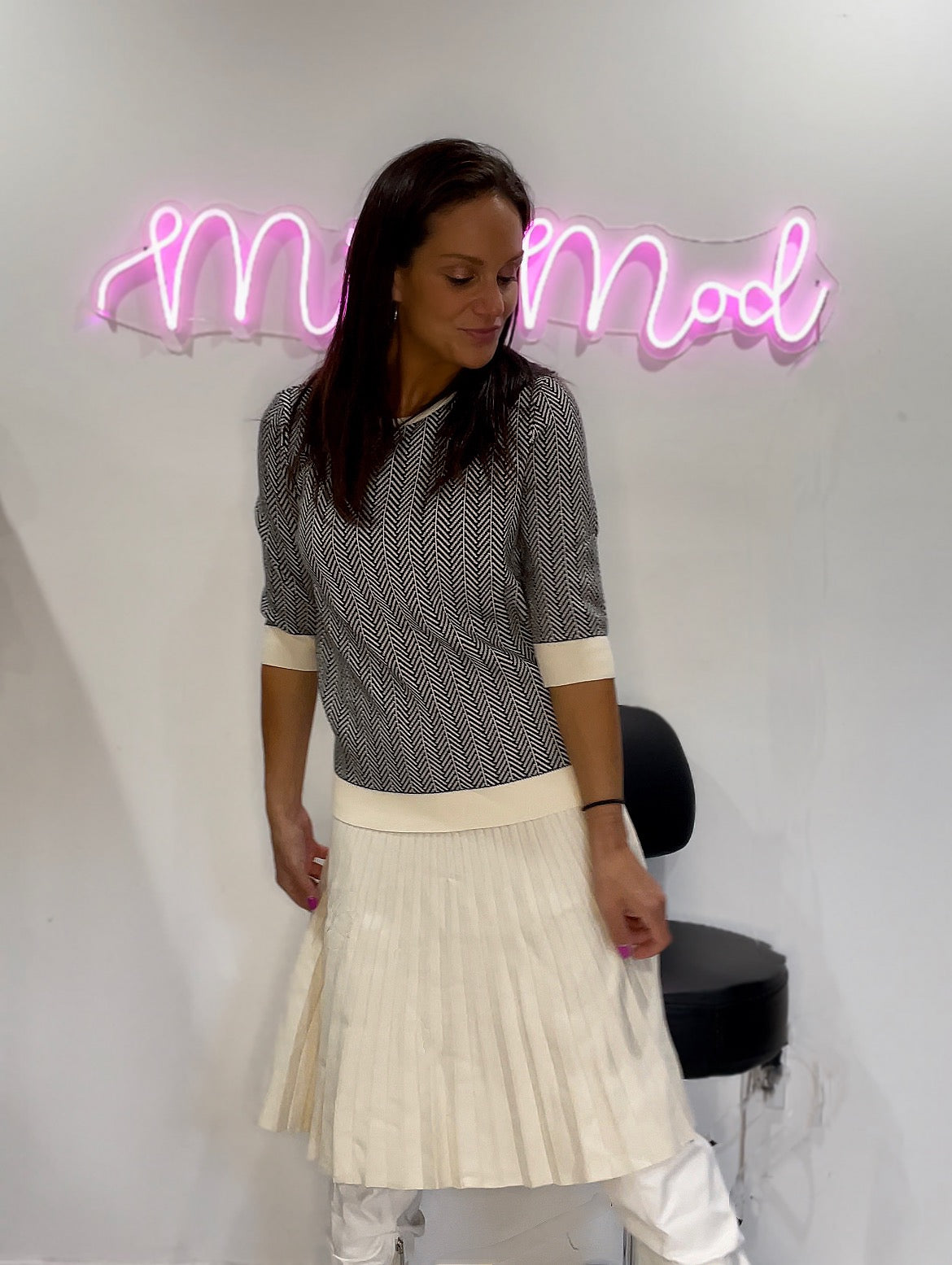 MM YEAR ROUND PLEATED - CREAM