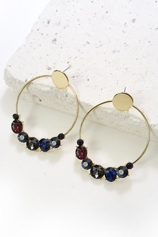 MULTI GEM EARRINGS