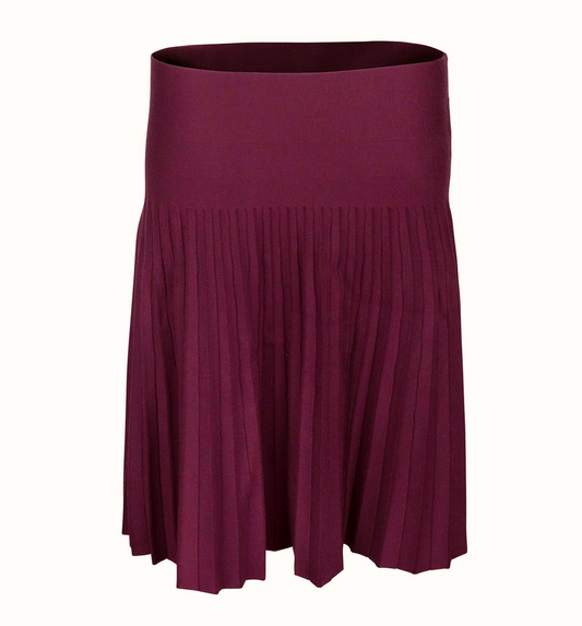 PURPLE LABEL - MAROON PLEATED YR RND