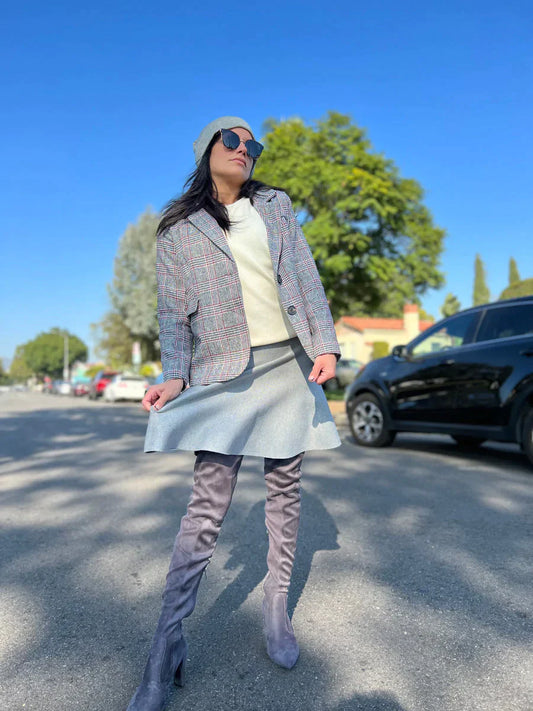 AMAZING MM SKIRT - YEAR ROUND LIGHT GREY
