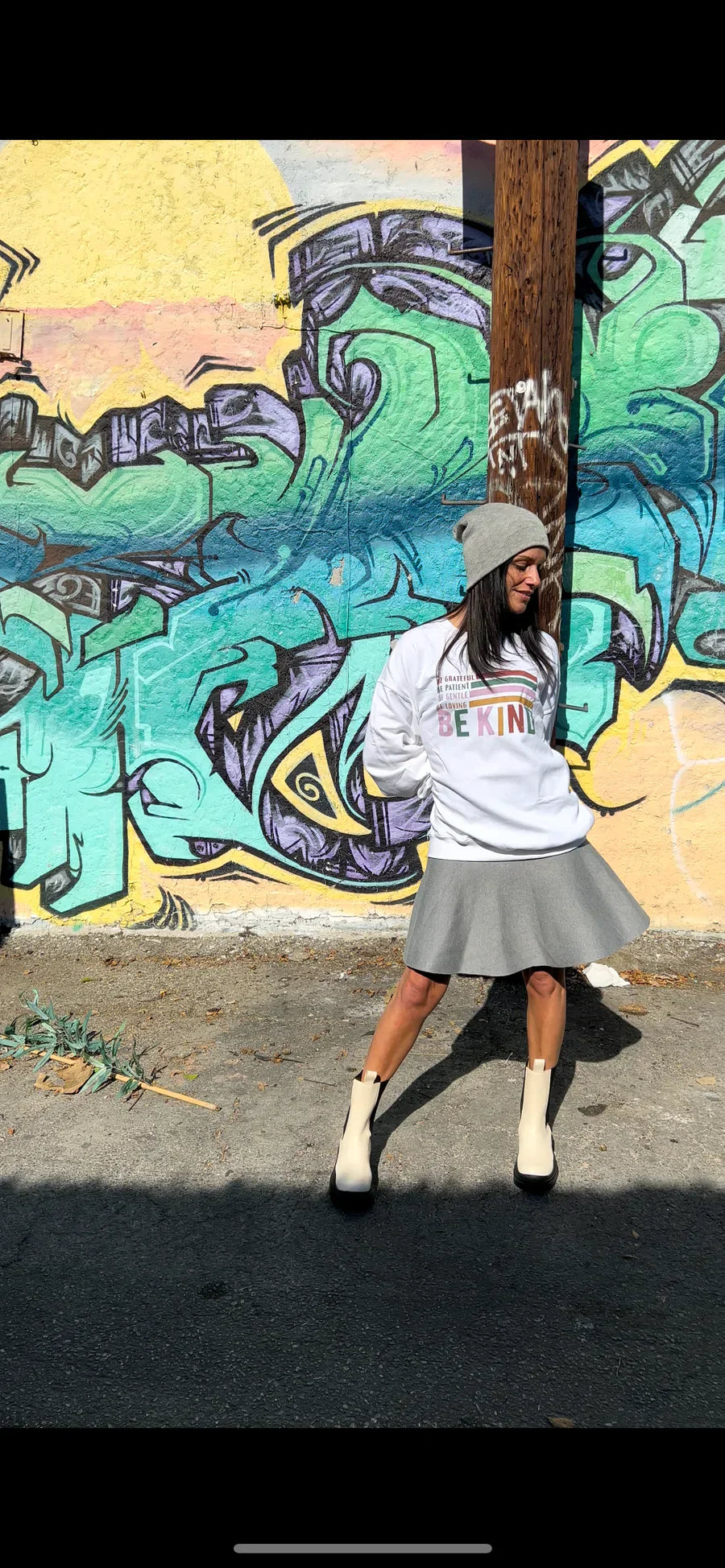 AMAZING MM SKIRT - YEAR ROUND LIGHT GREY