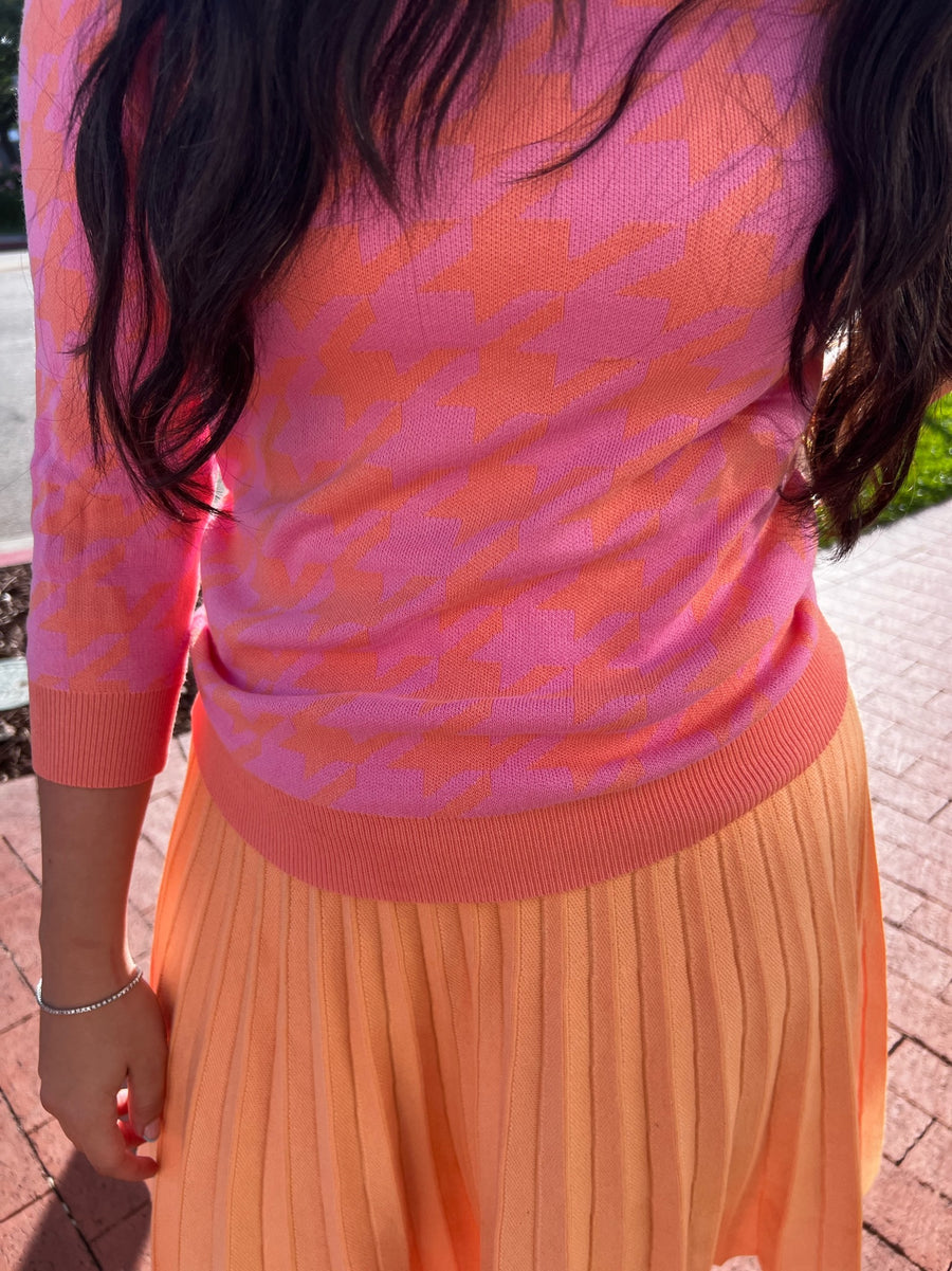 MM YEAR ROUND PLEATED - PASTEL ORANGE