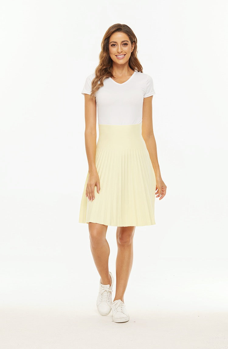 MM YEAR ROUND PLEATED - CREAM