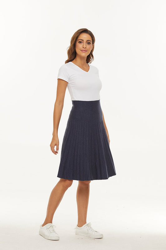 MM YEAR ROUND PLEATED - DENIM WASH