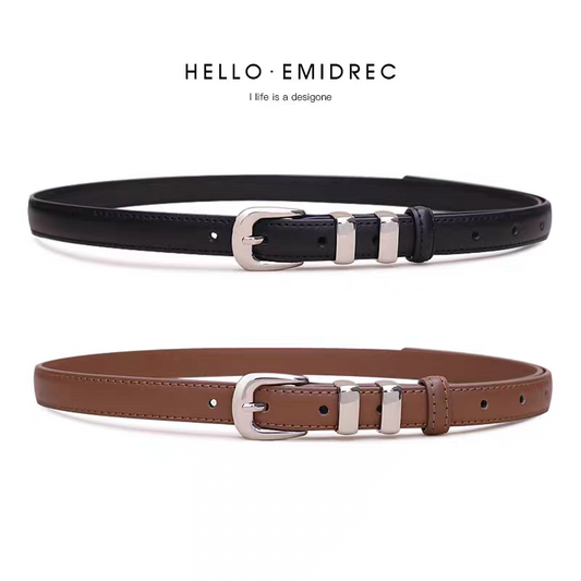 SILVER BUCKLE BELT
